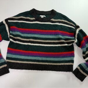 American Eagle Outfitters Colorful Striped Sweater Y2K revival